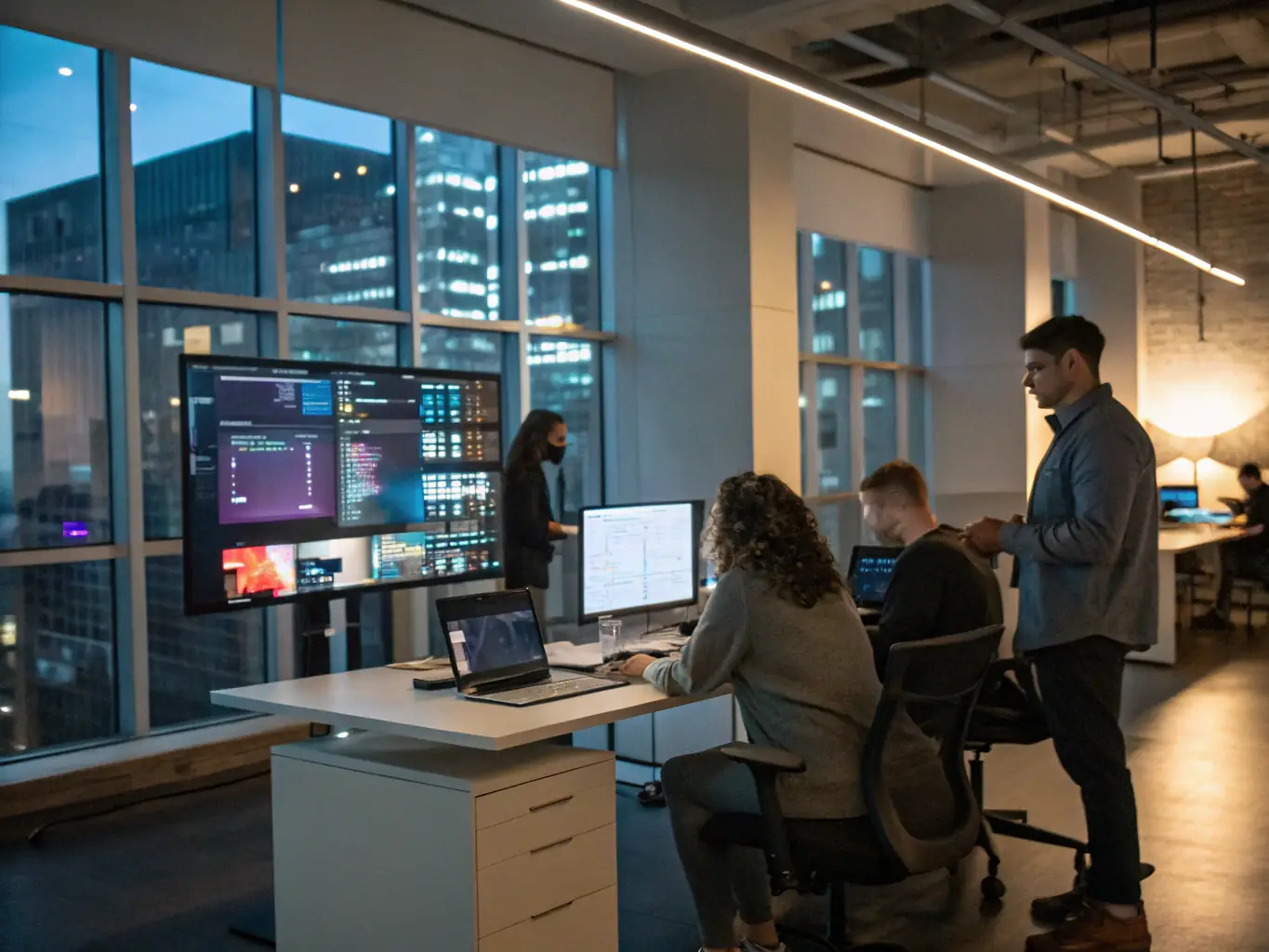 An image showcasing a streamlined workflow process, highlighting the improved efficiency achieved through ApexControl.AI.